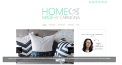 Desktop Screenshot of homemadebycarmona.com
