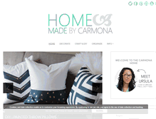 Tablet Screenshot of homemadebycarmona.com